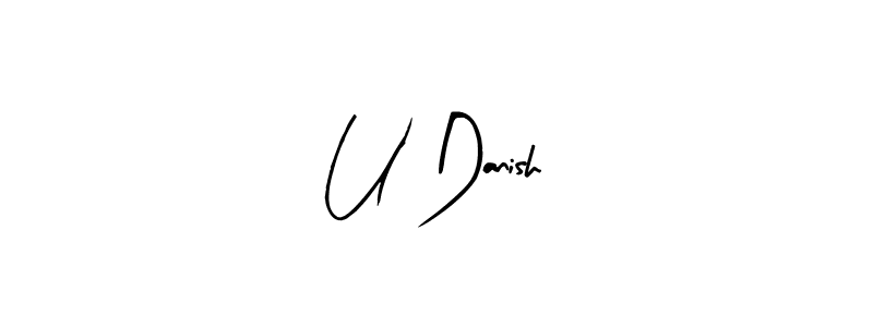 How to make U Danish name signature. Use Arty Signature style for creating short signs online. This is the latest handwritten sign. U Danish signature style 8 images and pictures png