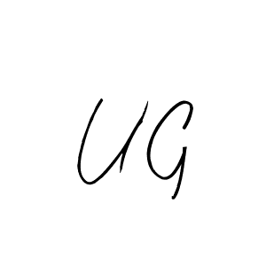 U G stylish signature style. Best Handwritten Sign (Arty Signature) for my name. Handwritten Signature Collection Ideas for my name U G. U G signature style 8 images and pictures png