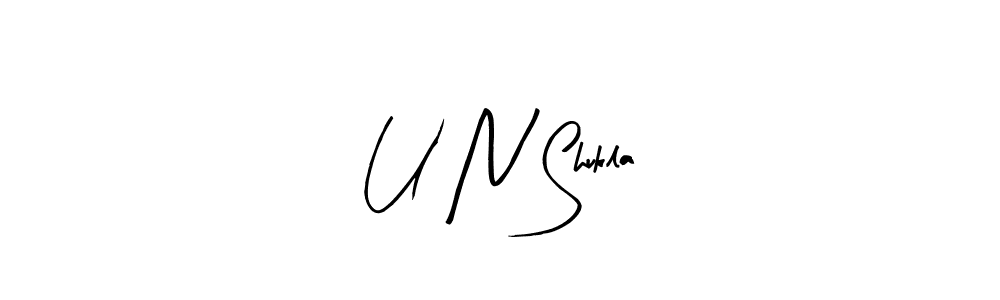 Make a beautiful signature design for name U N Shukla. Use this online signature maker to create a handwritten signature for free. U N Shukla signature style 8 images and pictures png