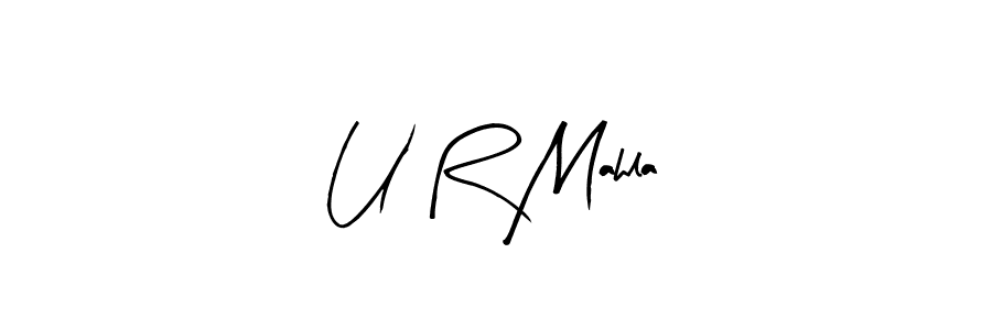 Here are the top 10 professional signature styles for the name U R Mahla. These are the best autograph styles you can use for your name. U R Mahla signature style 8 images and pictures png