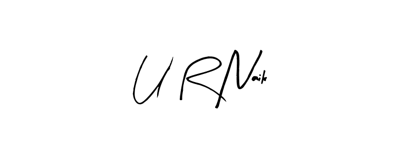 Use a signature maker to create a handwritten signature online. With this signature software, you can design (Arty Signature) your own signature for name U R Naik. U R Naik signature style 8 images and pictures png