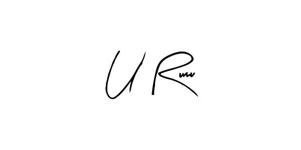 Also You can easily find your signature by using the search form. We will create U Rumu name handwritten signature images for you free of cost using Arty Signature sign style. U Rumu signature style 8 images and pictures png