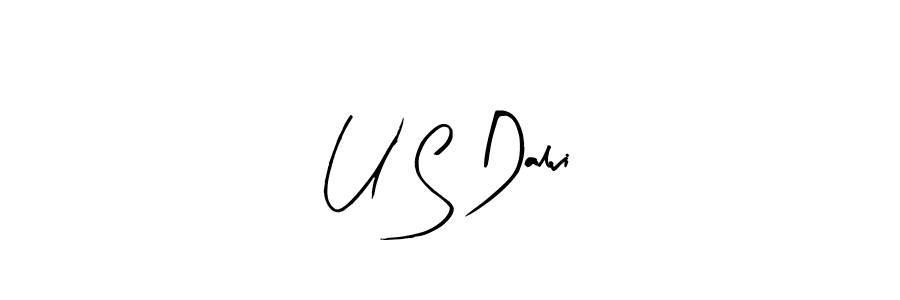 Similarly Arty Signature is the best handwritten signature design. Signature creator online .You can use it as an online autograph creator for name U S Dalvi. U S Dalvi signature style 8 images and pictures png