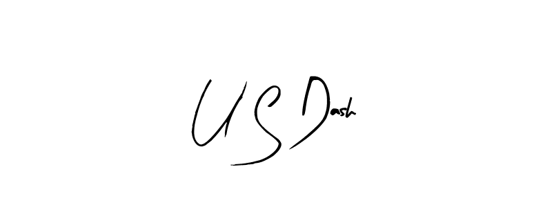 Similarly Arty Signature is the best handwritten signature design. Signature creator online .You can use it as an online autograph creator for name U S Dash. U S Dash signature style 8 images and pictures png