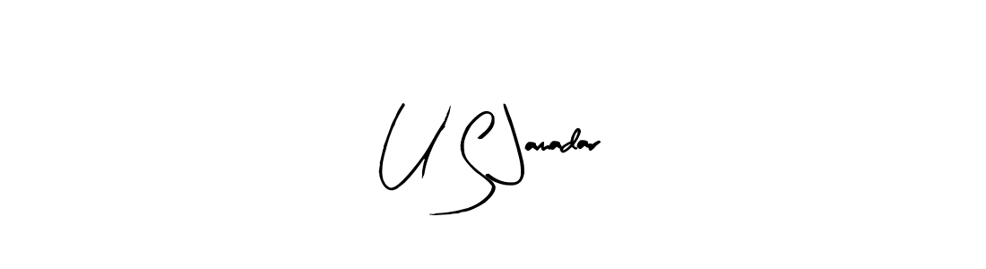 How to Draw U S Jamadar signature style? Arty Signature is a latest design signature styles for name U S Jamadar. U S Jamadar signature style 8 images and pictures png