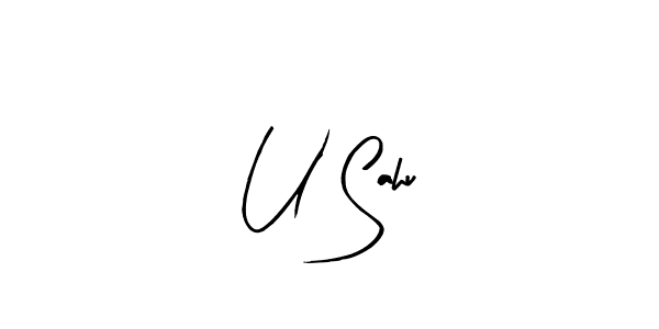 Best and Professional Signature Style for U Sahu. Arty Signature Best Signature Style Collection. U Sahu signature style 8 images and pictures png