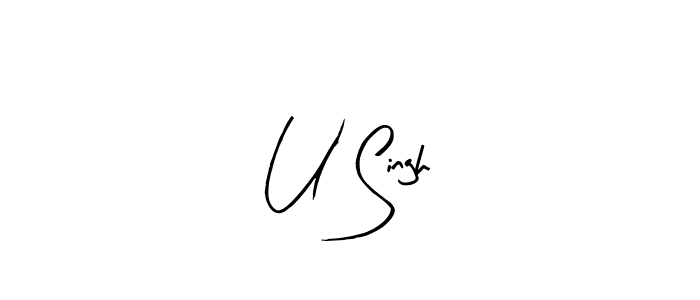 Best and Professional Signature Style for U Singh. Arty Signature Best Signature Style Collection. U Singh signature style 8 images and pictures png