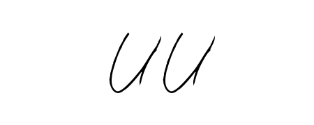 Transform the name U U into a signature masterpiece using Arty Signature font. Ideal for photographers, artists, and creators looking for watermarks. U U signature style 8 images and pictures png