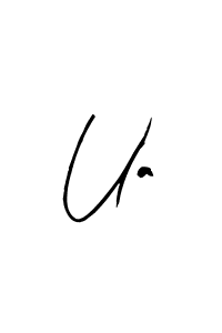 Create a beautiful signature design for name Ua. With this signature (Arty Signature) fonts, you can make a handwritten signature for free. Ua signature style 8 images and pictures png