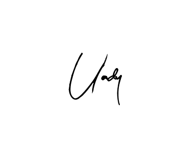 if you are searching for the best signature style for your name Uady. so please give up your signature search. here we have designed multiple signature styles  using Arty Signature. Uady signature style 8 images and pictures png