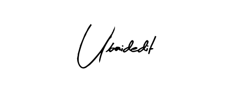 Arty Signature is a professional signature style that is perfect for those who want to add a touch of class to their signature. Get Ubaidedit name fancy signature for free. Ubaidedit signature style 8 images and pictures png