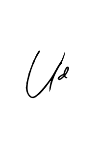 Make a beautiful signature design for name Ud. With this signature (Arty Signature) style, you can create a handwritten signature for free. Ud signature style 8 images and pictures png