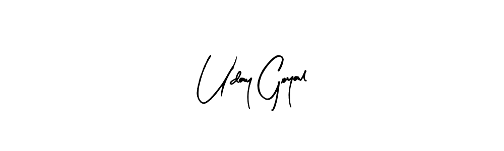 You can use this online signature creator to create a handwritten signature for the name Uday Goyal. This is the best online autograph maker. Uday Goyal signature style 8 images and pictures png