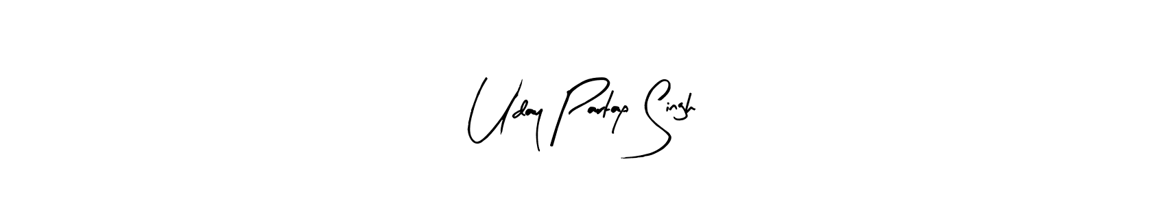 Create a beautiful signature design for name Uday Partap Singh. With this signature (Arty Signature) fonts, you can make a handwritten signature for free. Uday Partap Singh signature style 8 images and pictures png