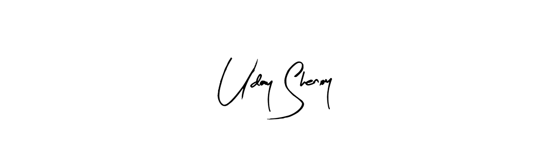 Use a signature maker to create a handwritten signature online. With this signature software, you can design (Arty Signature) your own signature for name Uday Shenoy. Uday Shenoy signature style 8 images and pictures png