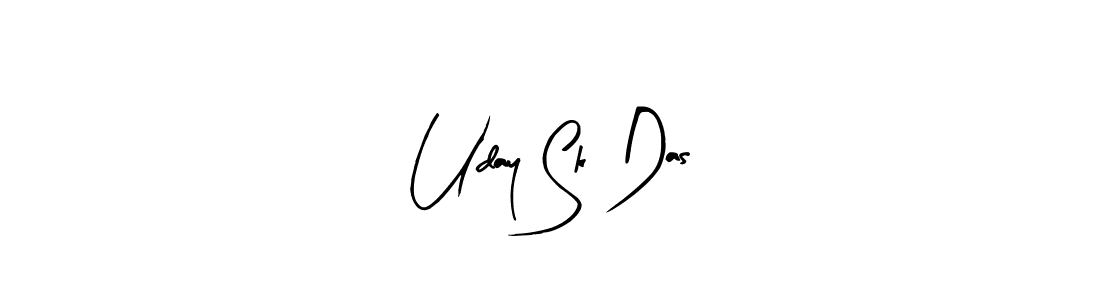 How to make Uday Sk Das name signature. Use Arty Signature style for creating short signs online. This is the latest handwritten sign. Uday Sk Das signature style 8 images and pictures png
