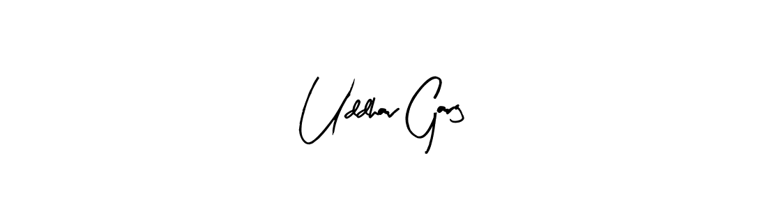 Here are the top 10 professional signature styles for the name Uddhav Garg. These are the best autograph styles you can use for your name. Uddhav Garg signature style 8 images and pictures png