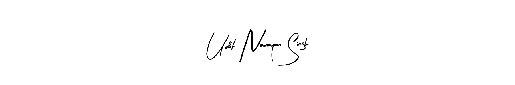 Similarly Arty Signature is the best handwritten signature design. Signature creator online .You can use it as an online autograph creator for name Udit Narayan Singh. Udit Narayan Singh signature style 8 images and pictures png