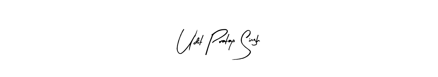 Make a beautiful signature design for name Udit Pratap Singh. With this signature (Arty Signature) style, you can create a handwritten signature for free. Udit Pratap Singh signature style 8 images and pictures png