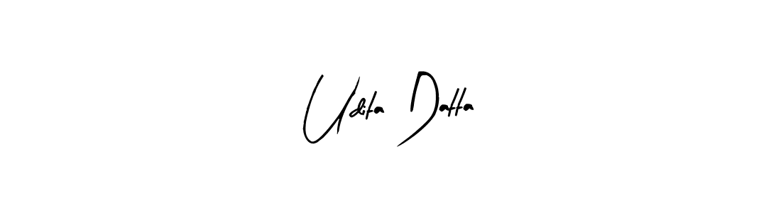 Udita Datta stylish signature style. Best Handwritten Sign (Arty Signature) for my name. Handwritten Signature Collection Ideas for my name Udita Datta. Udita Datta signature style 8 images and pictures png