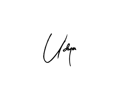 The best way (Arty Signature) to make a short signature is to pick only two or three words in your name. The name Udya include a total of six letters. For converting this name. Udya signature style 8 images and pictures png