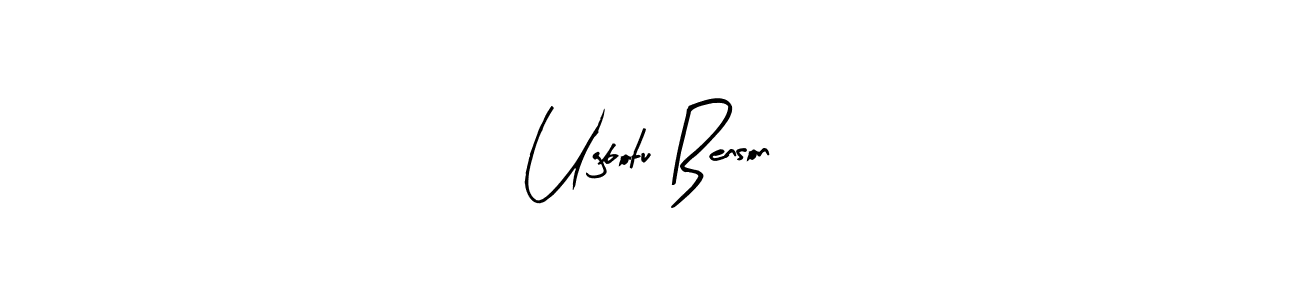 The best way (Arty Signature) to make a short signature is to pick only two or three words in your name. The name Ugbotu Benson include a total of six letters. For converting this name. Ugbotu Benson signature style 8 images and pictures png