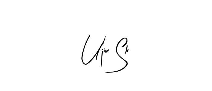 Also You can easily find your signature by using the search form. We will create Ujir Sk name handwritten signature images for you free of cost using Arty Signature sign style. Ujir Sk signature style 8 images and pictures png