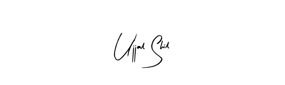 if you are searching for the best signature style for your name Ujjal Shil. so please give up your signature search. here we have designed multiple signature styles  using Arty Signature. Ujjal Shil signature style 8 images and pictures png
