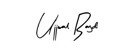 Use a signature maker to create a handwritten signature online. With this signature software, you can design (Arty Signature) your own signature for name Ujjwal Bagdi. Ujjwal Bagdi signature style 8 images and pictures png