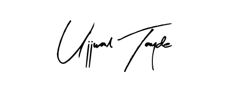 A classic penmanship look for Ujjwal Tayde. The Arty Signature font brings timeless elegance and confidence to every signed document. Ujjwal Tayde signature style 8 images and pictures png