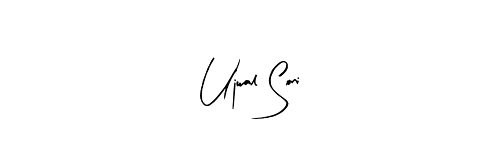 You should practise on your own different ways (Arty Signature) to write your name (Ujwal Soni) in signature. don't let someone else do it for you. Ujwal Soni signature style 8 images and pictures png
