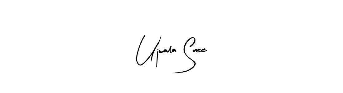 Also You can easily find your signature by using the search form. We will create Ujwala Sree name handwritten signature images for you free of cost using Arty Signature sign style. Ujwala Sree signature style 8 images and pictures png