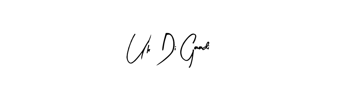 Make a beautiful signature design for name Uk Di Gaadi. Use this online signature maker to create a handwritten signature for free. Uk Di Gaadi signature style 8 images and pictures png