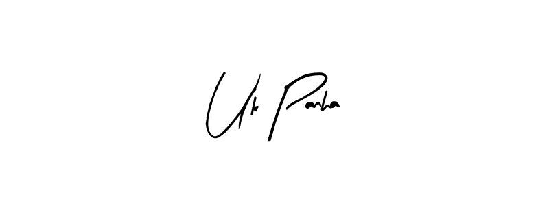 Similarly Arty Signature is the best handwritten signature design. Signature creator online .You can use it as an online autograph creator for name Uk Panha. Uk Panha signature style 8 images and pictures png