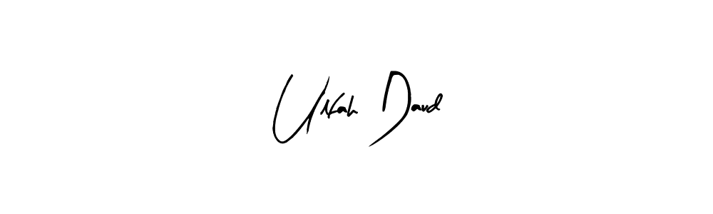 Also You can easily find your signature by using the search form. We will create Ulfah Daud name handwritten signature images for you free of cost using Arty Signature sign style. Ulfah Daud signature style 8 images and pictures png