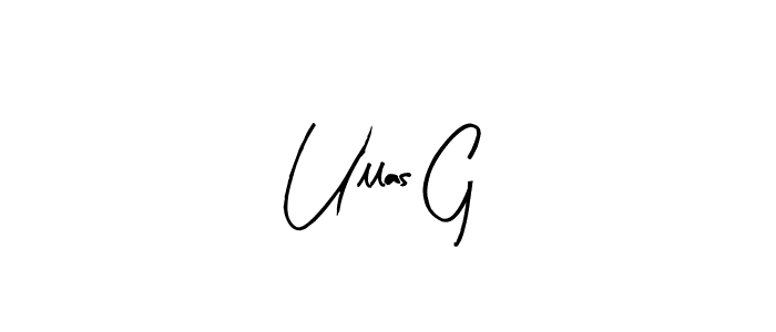 See photos of Ullas G official signature by Spectra . Check more albums & portfolios. Read reviews & check more about Arty Signature font. Ullas G signature style 8 images and pictures png