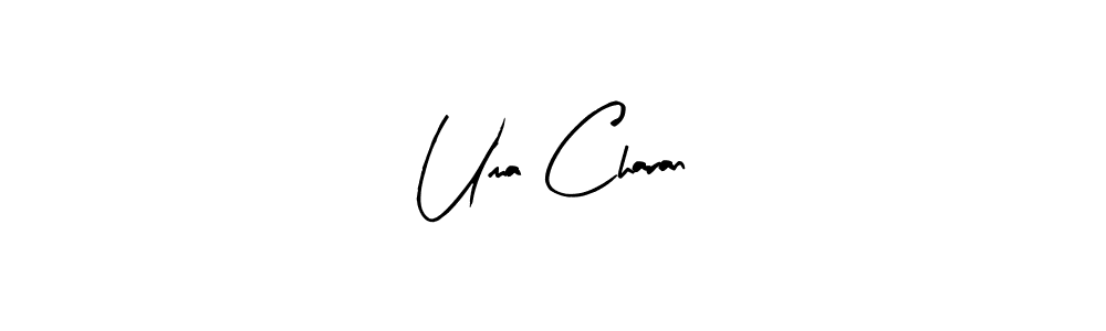 Make a beautiful signature design for name Uma Charan. With this signature (Arty Signature) style, you can create a handwritten signature for free. Uma Charan signature style 8 images and pictures png