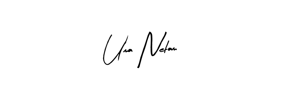 How to make Uma Netam signature? Arty Signature is a professional autograph style. Create handwritten signature for Uma Netam name. Uma Netam signature style 8 images and pictures png