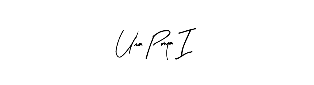 Make a beautiful signature design for name Uma Priya I. Use this online signature maker to create a handwritten signature for free. Uma Priya I signature style 8 images and pictures png