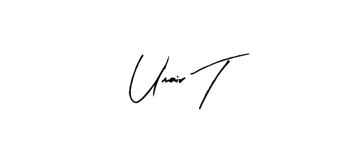 How to make Umair T signature? Arty Signature is a professional autograph style. Create handwritten signature for Umair T name. Umair T signature style 8 images and pictures png