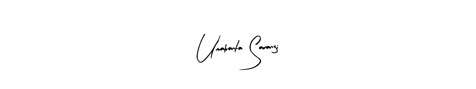 Make a beautiful signature design for name Umakanta Sarangi. With this signature (Arty Signature) style, you can create a handwritten signature for free. Umakanta Sarangi signature style 8 images and pictures png