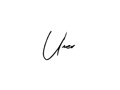 Design your own signature with our free online signature maker. With this signature software, you can create a handwritten (Arty Signature) signature for name Umer. Umer signature style 8 images and pictures png
