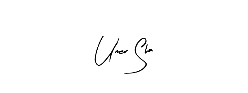 Make a beautiful signature design for name Umer Sha. With this signature (Arty Signature) style, you can create a handwritten signature for free. Umer Sha signature style 8 images and pictures png