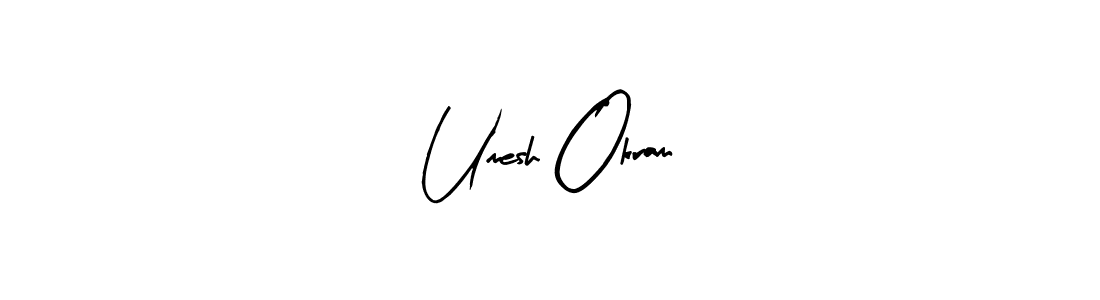 How to make Umesh Okram signature? Arty Signature is a professional autograph style. Create handwritten signature for Umesh Okram name. Umesh Okram signature style 8 images and pictures png