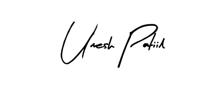 Designed for modern professionals: Umesh Patiil name signature crafted with Arty Signature script. Ready for digital PDF workflows. Umesh Patiil signature style 8 images and pictures png