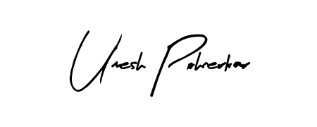 Umesh Pohnerkar stylish signature style. Best Handwritten Sign (Arty Signature) for my name. Handwritten Signature Collection Ideas for my name Umesh Pohnerkar. Umesh Pohnerkar signature style 8 images and pictures png