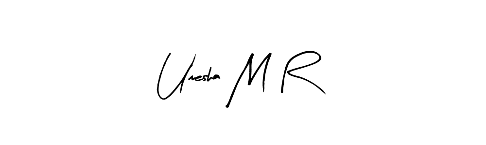 It looks lik you need a new signature style for name Umesha M R. Design unique handwritten (Arty Signature) signature with our free signature maker in just a few clicks. Umesha M R signature style 8 images and pictures png