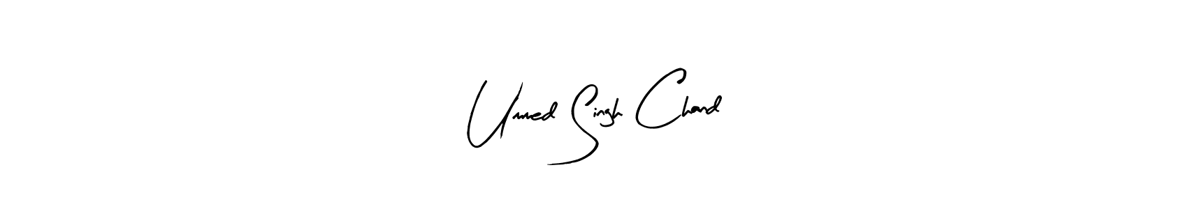 Similarly Arty Signature is the best handwritten signature design. Signature creator online .You can use it as an online autograph creator for name Ummed Singh Chand. Ummed Singh Chand signature style 8 images and pictures png