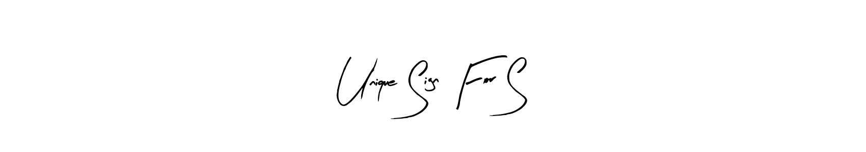 Similarly Arty Signature is the best handwritten signature design. Signature creator online .You can use it as an online autograph creator for name Unique Sign For S. Unique Sign For S signature style 8 images and pictures png