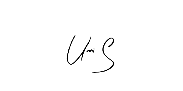 The best way (Arty Signature) to make a short signature is to pick only two or three words in your name. The name Unni S include a total of six letters. For converting this name. Unni S signature style 8 images and pictures png